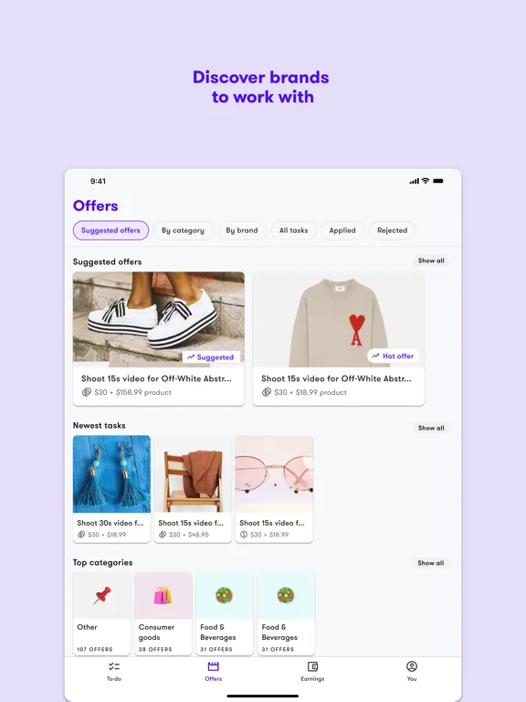 صور Billo Creator - Sell Content iPad 